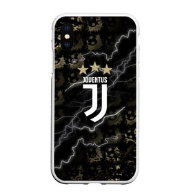 Чехол для iPhone XS Max матовый с принтом JUVENTUS. в городе Новоалтайск, Силикон | Область печати: задняя сторона чехла, без боковых панелей | Тематика изображения на принте: cr7 | juve | juventus | ronaldo | роналдо | ювентус