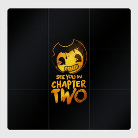 Магнитный плакат 3Х3 с принтом Bendy And The Ink Machine в городе Новоалтайск, Полимерный материал с магнитным слоем | 9 деталей размером 9*9 см | bendy | bendy and the ink machine | бенди | бени | бенни | бэнди | детская | детям | игра | капли | компьютерная игра | краска | машина | подтеки | ужастик | чернила | чернильная