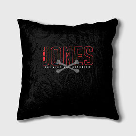 Подушка 3D с принтом Jon Bones Jones в городе Новоалтайск, наволочка – 100% полиэстер, наполнитель – холлофайбер (легкий наполнитель, не вызывает аллергию). | состоит из подушки и наволочки. Наволочка на молнии, легко снимается для стирки | bones | jon | jones | mma | ufc | боец | джон | джонс | единоборства | кости | кость | мма | смешанные | юфс