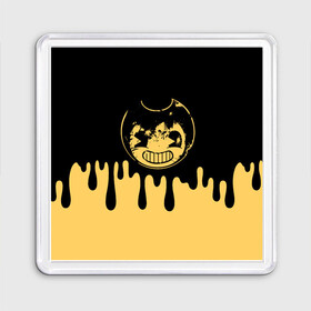 Магнит 55*55 с принтом Bendy And The Ink Machine в городе Новоалтайск, Пластик | Размер: 65*65 мм; Размер печати: 55*55 мм | Тематика изображения на принте: bendy | bendy and the ink machine | бенди | бени | бенни | бэнди | детская | детям | игра | капли | компьютерная игра | краска | машина | подтеки | ужастик | чернила | чернильная