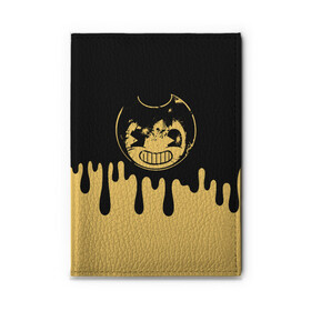 Обложка для автодокументов с принтом Bendy And The Ink Machine в городе Новоалтайск, натуральная кожа |  размер 19,9*13 см; внутри 4 больших “конверта” для документов и один маленький отдел — туда идеально встанут права | Тематика изображения на принте: bendy | bendy and the ink machine | бенди | бени | бенни | бэнди | детская | детям | игра | капли | компьютерная игра | краска | машина | подтеки | ужастик | чернила | чернильная