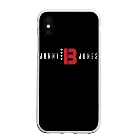 Чехол для iPhone XS Max матовый с принтом Jon Bones Jones в городе Новоалтайск, Силикон | Область печати: задняя сторона чехла, без боковых панелей | Тематика изображения на принте: bones | jon | jones | mma | ufc | боец | джон | джонс | единоборства | кости | кость | мма | смешанные | юфс