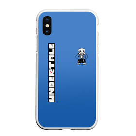 Чехол для iPhone XS Max матовый с принтом UNDERTALE + СПИНА в городе Новоалтайск, Силикон | Область печати: задняя сторона чехла, без боковых панелей | Тематика изображения на принте: sans | undertale | андертале | андертейл | игра | подземная история | подземная сказка | санс | ундертале