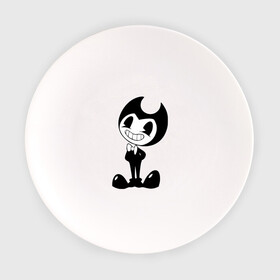 Тарелка с принтом Bendy And The Ink Machine в городе Новоалтайск, фарфор | диаметр - 210 мм
диаметр для нанесения принта - 120 мм | bendy | bendy and the ink machine | бенди | бени | бенни | бэнди | детская | детям | игра | капли | компьютерная игра | краска | машина | подтеки | ужастик | чернила | чернильная