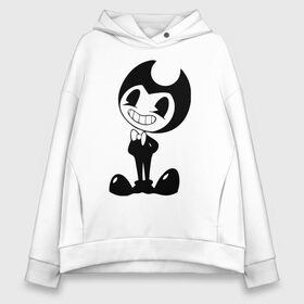 Женское худи Oversize хлопок с принтом Bendy And The Ink Machine в городе Новоалтайск, френч-терри — 70% хлопок, 30% полиэстер. Мягкий теплый начес внутри —100% хлопок | боковые карманы, эластичные манжеты и нижняя кромка, капюшон на магнитной кнопке | bendy | bendy and the ink machine | бенди | бени | бенни | бэнди | детская | детям | игра | капли | компьютерная игра | краска | машина | подтеки | ужастик | чернила | чернильная