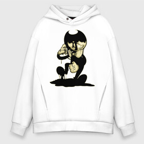 Мужское худи Oversize хлопок с принтом Bendy And The Ink Machine в городе Новоалтайск, френч-терри — 70% хлопок, 30% полиэстер. Мягкий теплый начес внутри —100% хлопок | боковые карманы, эластичные манжеты и нижняя кромка, капюшон на магнитной кнопке | Тематика изображения на принте: bendy | bendy and the ink machine | бенди | бени | бенни | бэнди | детская | детям | игра | капли | компьютерная игра | краска | машина | подтеки | ужастик | чернила | чернильная