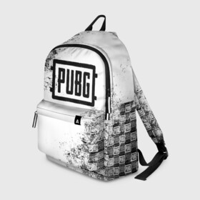 Рюкзак 3D с принтом PUBG в городе Новоалтайск, 100% полиэстер | лямки с регулируемой длиной, сверху петелька, чтобы рюкзак можно было повесить на вешалку. Основное отделение закрывается на молнию, как и внешний карман. Внутри два дополнительных кармана, один из которых закрывается на молнию. По бокам два дополнительных кармашка | battlegrounds | playerunknown s | pubg | вода | згип | игра | компьютерная игра | огонь | огонь и вода | пабг | пубг | шутер