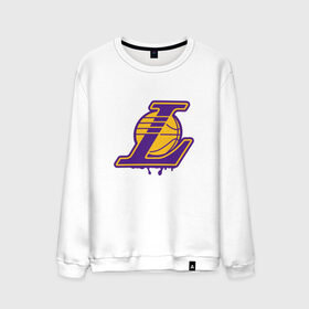 Мужской свитшот хлопок с принтом Lakers в городе Новоалтайск, 100% хлопок |  | 23 | anthony davis | basketball | bryant | game | james | kobe | lebron | los angeles | nba | sport | баскетбол | брайант | бровь | джеймс | калифорния | коби | король | леброн | лейкерс | лос анджелес | нба | спорт | тренер | чемпио