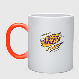 Кружка хамелеон с принтом Los Angeles Lakers в городе Новоалтайск, керамика | меняет цвет при нагревании, емкость 330 мл | Тематика изображения на принте: 23 | anthony davis | basketball | bryant | game | james | kobe | lebron | los angeles | nba | sport | баскетбол | брайант | бровь | джеймс | калифорния | коби | король | леброн | лейкерс | лос анджелес | нба | спорт | тренер | чемпио