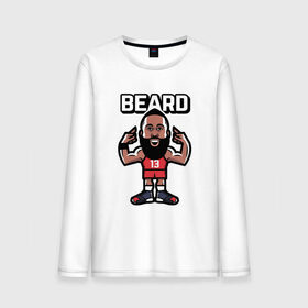 Мужской лонгслив хлопок Harden - Beard: в городе Новоалтайск, 100% хлопок |  | basketball | beard | game | harden | houston | james | nba | rockets | sport | баскетбол | борода | джеймс | нба | рокетс | спорт | тренер | харден | хьюстон | чемпион