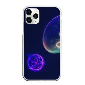 Чехол для iPhone 11 Pro Max матовый с принтом Фантастическая медуза в городе Новоалтайск, Силикон |  | Тематика изображения на принте: медуза | медуза в море | морская медуза | плавающая медуза | светящаяся медуза
