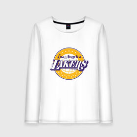 Женский лонгслив хлопок с принтом Los Angeles Lakers в городе Новоалтайск, 100% хлопок |  | 23 | anthony davis | basketball | bryant | game | james | kobe | lebron | los angeles | nba | sport | баскетбол | брайант | бровь | джеймс | калифорния | коби | король | леброн | лейкерс | лос анджелес | нба | спорт | тренер | чемпио
