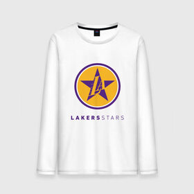 Мужской лонгслив хлопок с принтом Lakers Stars в городе Новоалтайск, 100% хлопок |  | 23 | anthony davis | basketball | bryant | game | james | kobe | lebron | los angeles | nba | sport | баскетбол | брайант | бровь | джеймс | калифорния | коби | король | леброн | лейкерс | лос анджелес | нба | спорт | тренер | чемпио