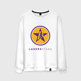 Мужской свитшот хлопок с принтом Lakers Stars в городе Новоалтайск, 100% хлопок |  | 23 | anthony davis | basketball | bryant | game | james | kobe | lebron | los angeles | nba | sport | баскетбол | брайант | бровь | джеймс | калифорния | коби | король | леброн | лейкерс | лос анджелес | нба | спорт | тренер | чемпио