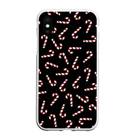 Чехол для iPhone XS Max матовый с принтом Christmas Candy в городе Новоалтайск, Силикон | Область печати: задняя сторона чехла, без боковых панелей | 2020 | family look | merry christmas | new year | год крысы | зима | новый год | праздник | рождество | фэмили лук