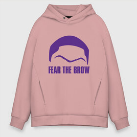 Мужское худи Oversize хлопок с принтом Lakers - Fear The Brow в городе Новоалтайск, френч-терри — 70% хлопок, 30% полиэстер. Мягкий теплый начес внутри —100% хлопок | боковые карманы, эластичные манжеты и нижняя кромка, капюшон на магнитной кнопке | 23 | anthony davis | basketball | bryant | game | james | kobe | lebron | los angeles | nba | sport | баскетбол | брайант | бровь | джеймс | калифорния | коби | король | леброн | лейкерс | лос анджелес | нба | спорт | тренер | чемпио