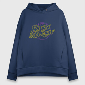 Женское худи Oversize хлопок с принтом Bron & Brow в городе Новоалтайск, френч-терри — 70% хлопок, 30% полиэстер. Мягкий теплый начес внутри —100% хлопок | боковые карманы, эластичные манжеты и нижняя кромка, капюшон на магнитной кнопке | 23 | anthony davis | basketball | bryant | game | james | kobe | lebron | los angeles | nba | sport | баскетбол | брайант | бровь | джеймс | калифорния | коби | король | леброн | лейкерс | лос анджелес | нба | спорт | тренер | чемпио