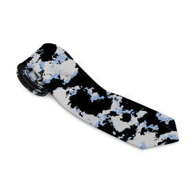 Галстук 3D с принтом Sky Camo в городе Новоалтайск, 100% полиэстер | Длина 148 см; Плотность 150-180 г/м2 | Тематика изображения на принте: black and white | camo | camouflage | cloud | clouds | skies | sky | sky camouflage | urban | urban camo | urban camouflage | городской камуфляж | камуфляж | облака | облако | чёрный и белый