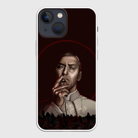 Чехол для iPhone 13 mini с принтом Молодой Папа | The Young Pope в городе Новоалтайск,  |  | jude law | new pope | ватикан | джуд лоу | кардинал | молодой папа | сериал | сериалы