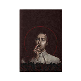 Обложка для паспорта матовая кожа с принтом Молодой Папа | The Young Pope в городе Новоалтайск, натуральная матовая кожа | размер 19,3 х 13,7 см; прозрачные пластиковые крепления | jude law | new pope | ватикан | джуд лоу | кардинал | молодой папа | сериал | сериалы