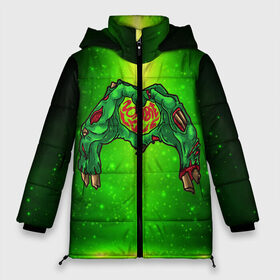 Женская зимняя куртка 3D с принтом Zombie Love в городе Новоалтайск, верх — 100% полиэстер; подкладка — 100% полиэстер; утеплитель — 100% полиэстер | длина ниже бедра, силуэт Оверсайз. Есть воротник-стойка, отстегивающийся капюшон и ветрозащитная планка. 

Боковые карманы с листочкой на кнопках и внутренний карман на молнии | blood | diablo | haloween | horror | дьявол | зомби | кости | кровь | мозги | мясо | страшилка | ужасы | хеллоуин | хелоуин