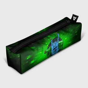 Пенал 3D с принтом Rock Zombie в городе Новоалтайск, 100% полиэстер | плотная ткань, застежка на молнии | Тематика изображения на принте: blood | diablo | haloween | horror | дьявол | зомби | кости | кровь | мозги | мясо | страшилка | ужасы | хеллоуин | хелоуин