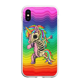 Чехол для iPhone XS Max матовый с принтом Танцующий Единорог Хэллоуин в городе Новоалтайск, Силикон | Область печати: задняя сторона чехла, без боковых панелей | blood | diablo | haloween | horror | дьявол | зомби | кости | кровь | мозги | мясо | страшилка | ужасы | хеллоуин | хелоуин