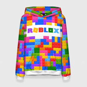 Женская толстовка 3D с принтом ROBLOX LEGO в городе Новоалтайск, 100% полиэстер  | двухслойный капюшон со шнурком для регулировки, мягкие манжеты на рукавах и по низу толстовки, спереди карман-кенгуру с мягким внутренним слоем. | piggy | roblox | roblox games | roblox piggy | игра роблокс | пигги. | роблокс | роблокс пигги | робукс