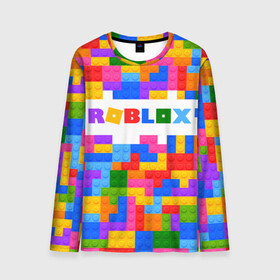 Мужской лонгслив 3D с принтом ROBLOX LEGO в городе Новоалтайск, 100% полиэстер | длинные рукава, круглый вырез горловины, полуприлегающий силуэт | piggy | roblox | roblox games | roblox piggy | игра роблокс | пигги. | роблокс | роблокс пигги | робукс