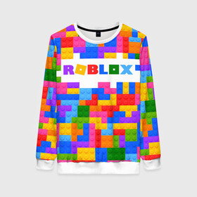 Женский свитшот 3D с принтом ROBLOX LEGO в городе Новоалтайск, 100% полиэстер с мягким внутренним слоем | круглый вырез горловины, мягкая резинка на манжетах и поясе, свободная посадка по фигуре | piggy | roblox | roblox games | roblox piggy | игра роблокс | пигги. | роблокс | роблокс пигги | робукс