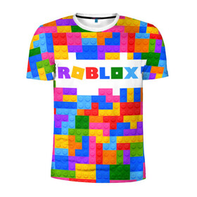 Мужская футболка 3D спортивная с принтом ROBLOX LEGO в городе Новоалтайск, 100% полиэстер с улучшенными характеристиками | приталенный силуэт, круглая горловина, широкие плечи, сужается к линии бедра | piggy | roblox | roblox games | roblox piggy | игра роблокс | пигги. | роблокс | роблокс пигги | робукс