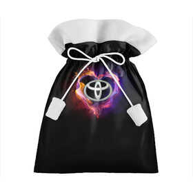 Подарочный 3D мешок с принтом Toyota в городе Новоалтайск, 100% полиэстер | Размер: 29*39 см | Тематика изображения на принте: love toyota | toyota | toyota в сердце | toyota лого | toyota марка | toyota эмблема | горящее сердце | значок toyota | лого автомобиля | логотип toyota | логотип тойота | любимая тойота | люблю тойоту | тойота | тойота значок