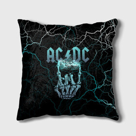 Подушка 3D с принтом AC/DC в городе Новоалтайск, наволочка – 100% полиэстер, наполнитель – холлофайбер (легкий наполнитель, не вызывает аллергию). | состоит из подушки и наволочки. Наволочка на молнии, легко снимается для стирки | ac dc | ac dc лого | hell bell | hells bells | hich voltage | hich voltage ac dc | high voltage | jingle hells bells | rock | альбом backtracks | ас дс | логотип ac dc | рок | эйси диси