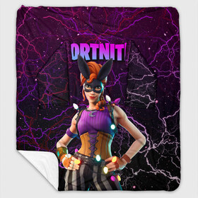 Плед с рукавами с принтом Fortnite Bunnymoon в городе Новоалтайск, 100% полиэстер | Закругленные углы, все края обработаны. Ткань не мнется и не растягивается. Размер 170*145 | 