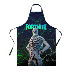 Фартук 3D с принтом Fortnite Skull Trooper в городе Новоалтайск, 100% полиэстер | общий размер — 65 х 85 см, ширина нагрудника — 26 см, горловина — 53 см, длина завязок — 54 см, общий обхват в поясе — 173 см. Принт на завязках и на горловине наносится с двух сторон, на основной части фартука — только с внешней стороны | chapter 2 | fortnite | fortnite 3 | fortnite skull | fortnite skull trooper | fortnitemare | halloween | skull trooper | лого фортнайт | сет skull trooper | скелет | скин скелет | фортнайт | фортнайт глава 2 | фортнайт скелет | хэллоуин | хэллоуин фортнай