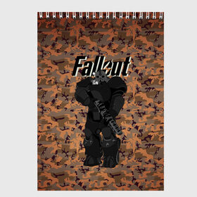 Скетчбук с принтом FALLOUT в городе Новоалтайск, 100% бумага
 | 48 листов, плотность листов — 100 г/м2, плотность картонной обложки — 250 г/м2. Листы скреплены сверху удобной пружинной спиралью | Тематика изображения на принте: boy | fallout | logo game | new vegas | nuka cola | автомат | америка | апокалипсис | броня | вегас | война | герои | доспехи | камуфляж | логотипы игр | оружие | постапокалипсис | противогаз | пулемет | радиация | солдат