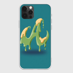 Чехол для iPhone 12 Pro Max с принтом Буква А капающая краска в городе Новоалтайск, Силикон |  | character | letter | lettering | алфавит | бирюзовый | блики | буква | буква а | желтый | заглавная | зеленый | инициалы | каллиграфия | капающая краска | капли | краска | леттеринг | монограмма | надпись. | потеки