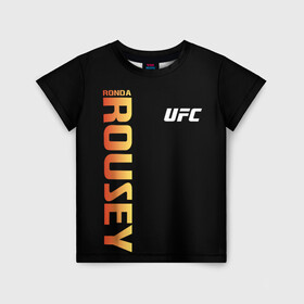 Детская футболка 3D с принтом Ronda Rousey в городе Новоалтайск, 100% гипоаллергенный полиэфир | прямой крой, круглый вырез горловины, длина до линии бедер, чуть спущенное плечо, ткань немного тянется | Тематика изображения на принте: akhmat | fight | fighter | fighting | ronda | ronda rousey | rousey | rowdy | ufc | ufs | ultimate fighting championship | wwe | ахмат | бои | бои без правил | борьба | дзюдо | м 1 | раузи | ронда | ронда роузи | роузи | смешанные еди