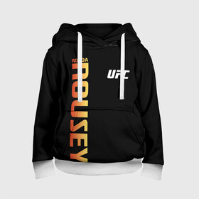 Детская толстовка 3D с принтом Ronda Rousey в городе Новоалтайск, 100% полиэстер | двухслойный капюшон со шнурком для регулировки, мягкие манжеты на рукавах и по низу толстовки, спереди карман-кенгуру с мягким внутренним слоем | akhmat | fight | fighter | fighting | ronda | ronda rousey | rousey | rowdy | ufc | ufs | ultimate fighting championship | wwe | ахмат | бои | бои без правил | борьба | дзюдо | м 1 | раузи | ронда | ронда роузи | роузи | смешанные еди