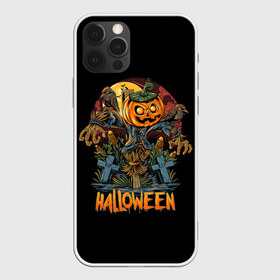 Чехол для iPhone 12 Pro Max с принтом Хэллоуин в городе Новоалтайск, Силикон |  | diy | ghost | halloween | horror | makeup | scary | skull clown | trick or treat | вампир | ведьма | кошка | луна | магия | ночь | тыква | хэллоуин