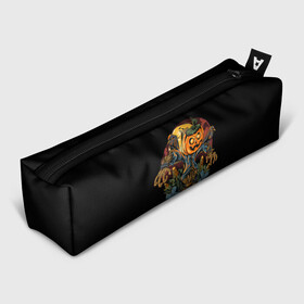 Пенал 3D с принтом Хэллоуин в городе Новоалтайск, 100% полиэстер | плотная ткань, застежка на молнии | diy | ghost | halloween | horror | makeup | scary | skull clown | trick or treat | вампир | ведьма | кошка | луна | магия | ночь | тыква | хэллоуин