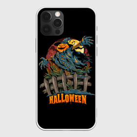 Чехол для iPhone 12 Pro Max с принтом Веселый Хэллоуин в городе Новоалтайск, Силикон |  | diy | ghost | halloween | horror | makeup | scary | skull clown | trick or treat | вампир | ведьма | кошка | луна | магия | ночь | тыква | хэллоуин