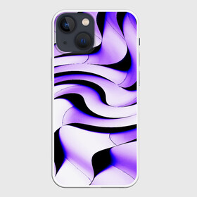 Чехол для iPhone 13 mini с принтом GAlli в городе Новоалтайск,  |  | abstraction | geometry | lines | metallic | panels | purple | shapes | texture | wavy | абстракция | волнистый | геометрия | линии | металлический | панели | текстура | фиолетовый | формы