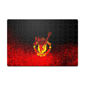 Пазл магнитный 126 элементов с принтом MANCHESTER UNITED в городе Новоалтайск, полимерный материал с магнитным слоем | 126 деталей, размер изделия —  180*270 мм | ball | championat | devil | english | football | manchester | red | sport | united | англия | дьяволы | красные | манчестер | футбол | чемпион | чемпионат | юнайтед
