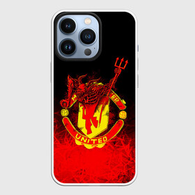 Чехол для iPhone 13 Pro с принтом MANCHESTER UNITED в городе Новоалтайск,  |  | ball | championat | devil | english | football | manchester | red | sport | united | англия | дьяволы | красные | манчестер | футбол | чемпион | чемпионат | юнайтед