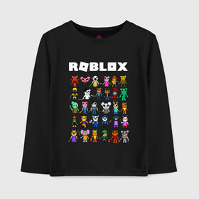 Детский лонгслив хлопок с принтом ROBLOX PIGGY в городе Новоалтайск, 100% хлопок | круглый вырез горловины, полуприлегающий силуэт, длина до линии бедер | piggy | roblox | roblox games | roblox piggy | игра роблокс | пигги. | роблокс | роблокс пигги | робукс