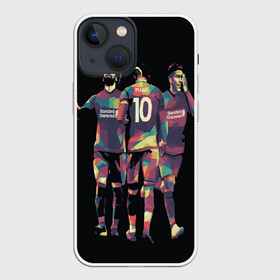 Чехол для iPhone 13 mini с принтом Ливерпульская тройка в городе Новоалтайск,  |  | apl | barcelona | efl | enfield | firmino | klopp | liverpool | mane | salah | van dejk | ynwa | you will never walk alone | английская премьер лига | апл | барселона | битлс | ван дейк | клоп | ливерпуль | мане | манчестер сити | салах | фирмино | футбол