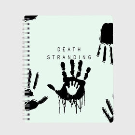 Тетрадь DEATH STRANDING: в городе Новоалтайск, 100% бумага | 48 листов, плотность листов — 60 г/м2, плотность картонной обложки — 250 г/м2. Листы скреплены сбоку удобной пружинной спиралью. Уголки страниц и обложки скругленные. Цвет линий — светло-серый
 | death stranding | death stranding сюжет | kojima | kojima productions | norman reedus | кодзима | мадс микельсон | норман ридус | хидео кодзима