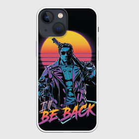 Чехол для iPhone 13 mini с принтом I WILL BE BACK | TERMINATOR в городе Новоалтайск,  |  | arnold  schwarzenegger | retro | skynet | terminator | арнольд шварценеггер | восстание машин | генезис | ретро | сара коннор | старые фильмы | судный день | темные судьбы | терминатор