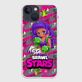Чехол для iPhone 13 mini с принтом Rosa Brawl Stars в городе Новоалтайск,  |  | anime | brawl | brawl stars | brawlstars | brawl_stars | panny | rosa | аниме | бравл | бравлстарс | девочка | девушка | манга | роза | роса